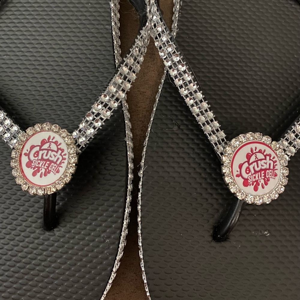 Sickle Cell Awareness Flip Flops